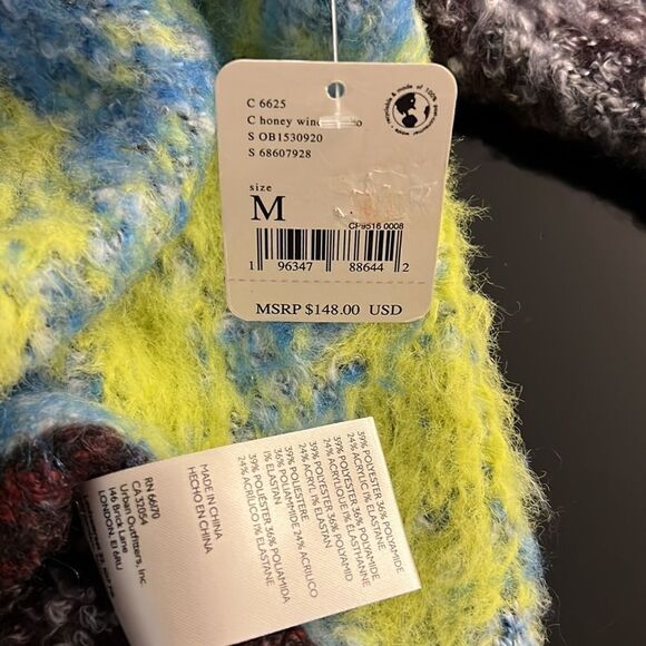 NWT Free people cropped pullover top M - Picture 9 of 10